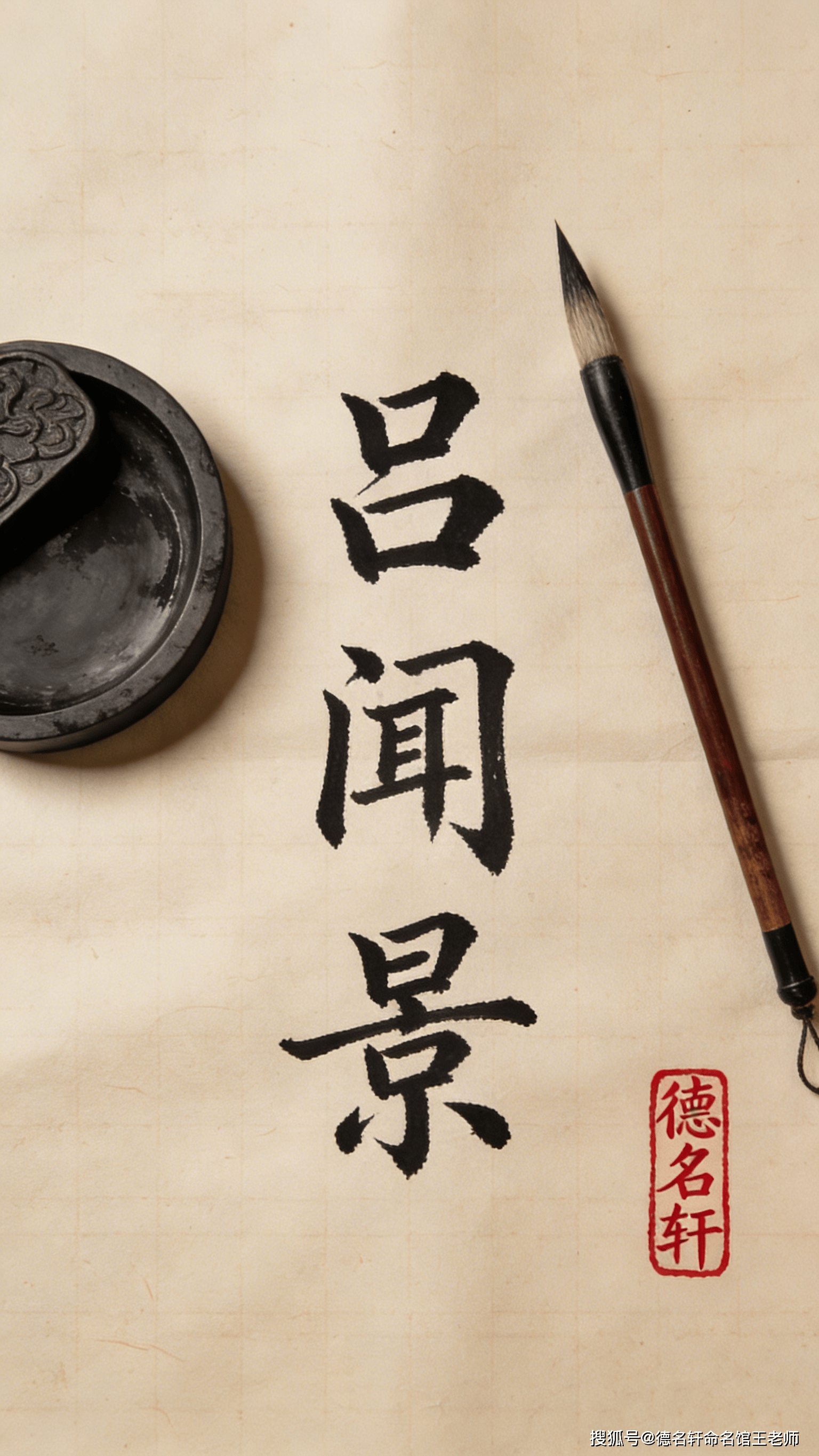 原創2026年寶寶起名案例 呂聞景：聞道觀景，心呂天光