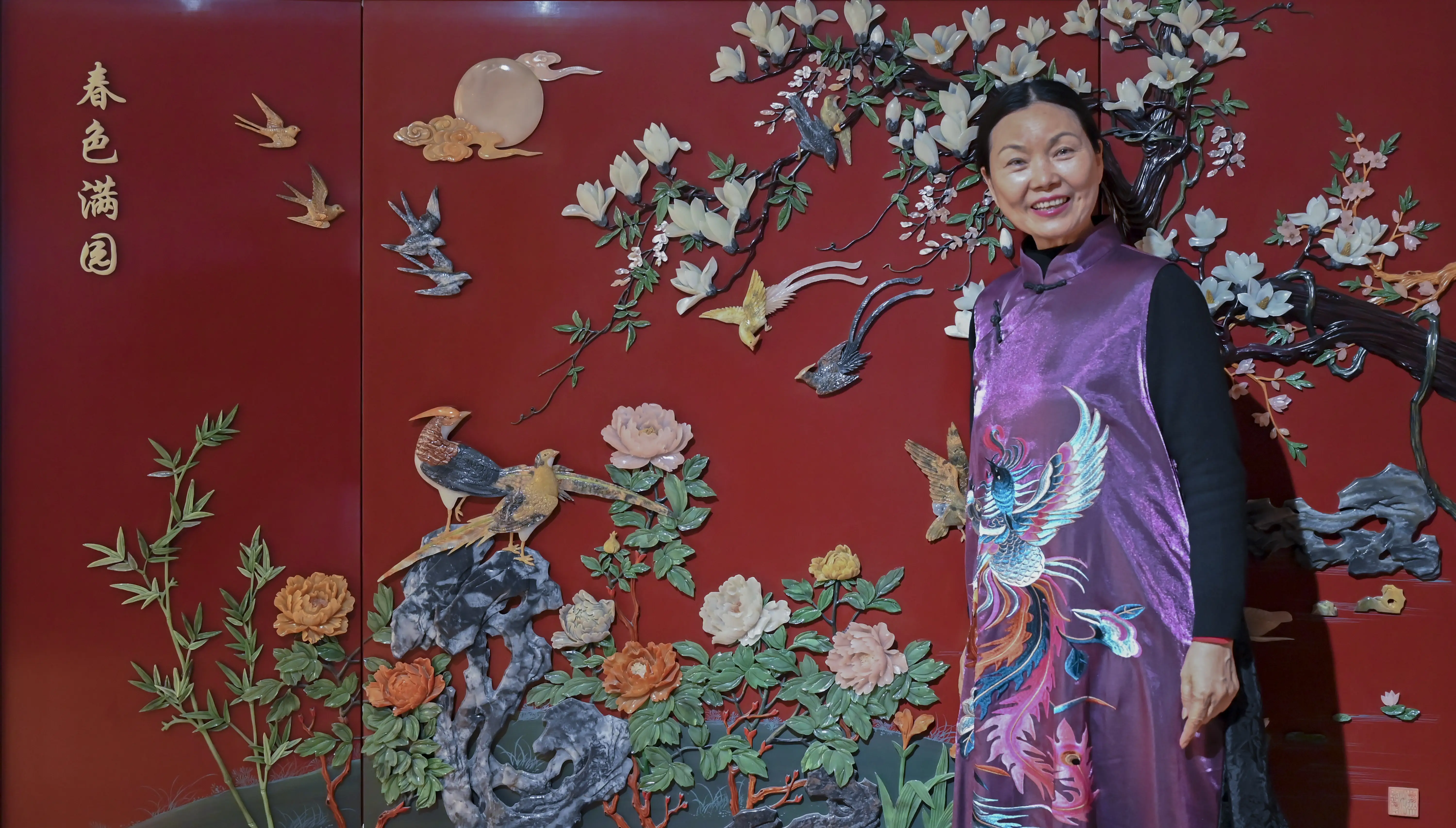 原創[文化揚州]歡天喜地迎馬年！當刺繡華服邂逅非遺與書畫