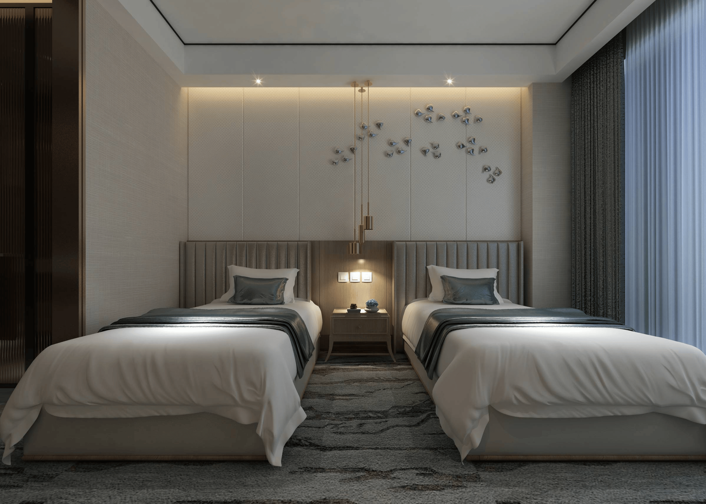 陝西快捷酒店裝修設計施工，酒店裝修設計施工，酒店改造設計裝修